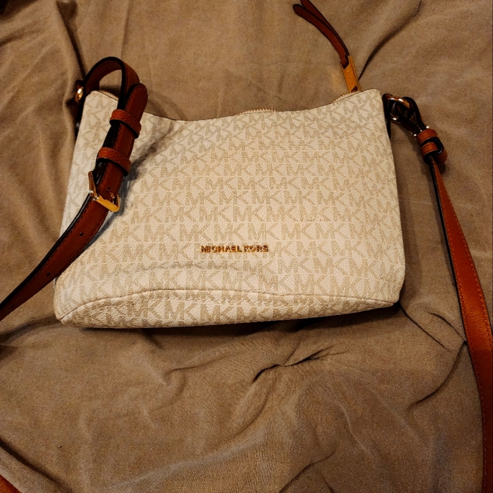 Michael Kors Beige Crossbody Bag